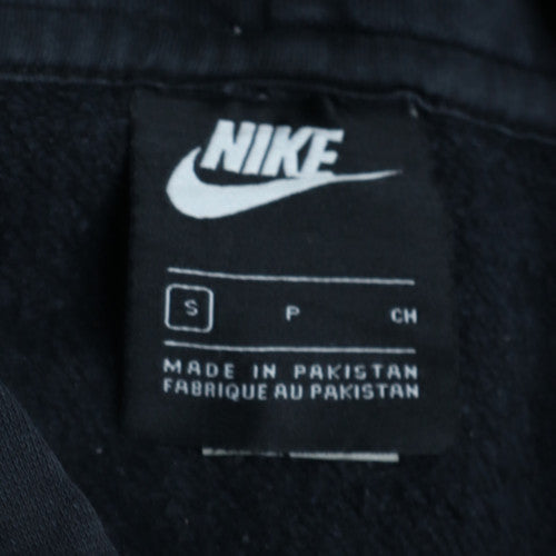 Nike Men's Black Pullover Hoodie Small Fleece Regular Fit