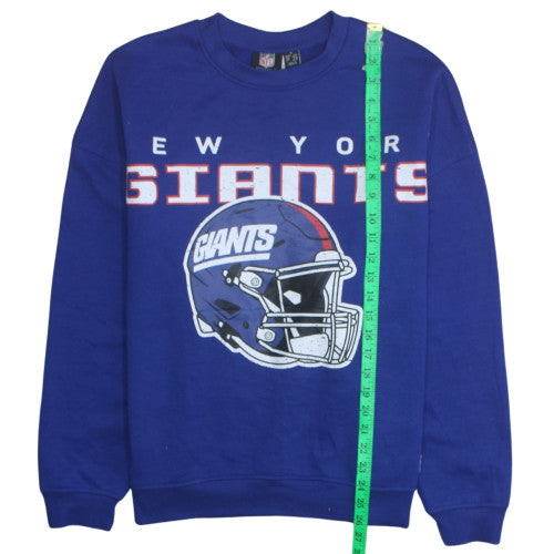Primark NFL New York Giants Blue Women's M Sweatshirt Crew Neck Pullover