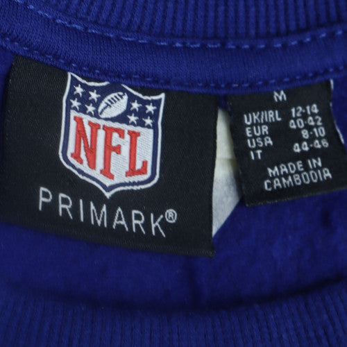 Primark NFL New York Giants Blue Women's M Sweatshirt Crew Neck Pullover