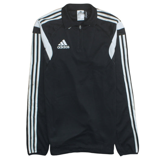 Adidas Men’s Black ClimaCool 1/2 Zip Sports Sweatshirt Size S