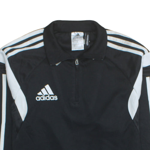 Adidas Men’s Black ClimaCool 1/2 Zip Sports Sweatshirt Size S