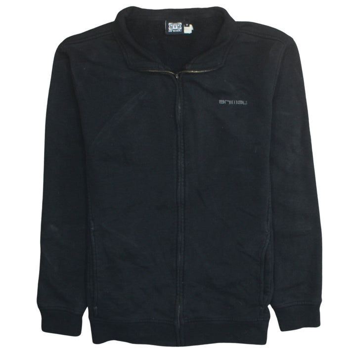 Animal Men's Black Fleece Full Zip Mid-Length Active Jacket Size M