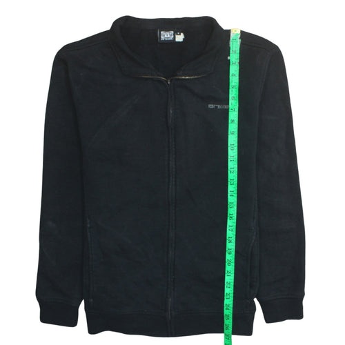 Animal Men's Black Fleece Full Zip Mid-Length Active Jacket Size M