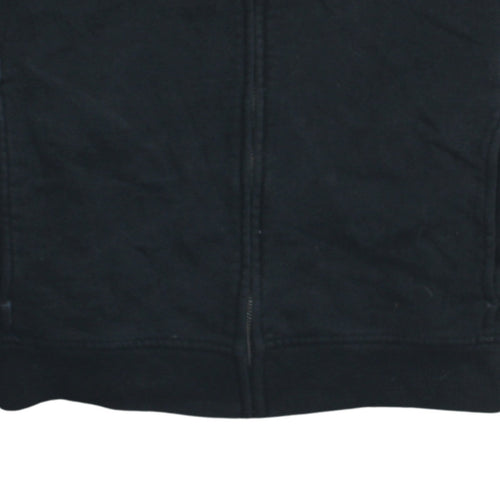 Animal Men's Black Fleece Full Zip Mid-Length Active Jacket Size M