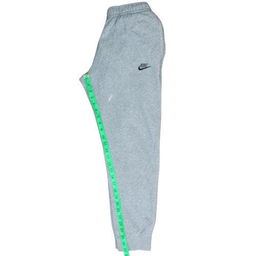 Nike Men's Grey Jogger Sweatpants Size M Fleece Tapered Fit