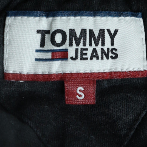 Tommy Jeans Mens Black Small Graphic Short Sleeve Crew Neck T-Shirt