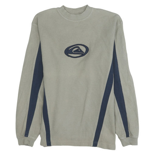 Quiksilver Mens Beige Logo Pullover Sweatshirt Size M