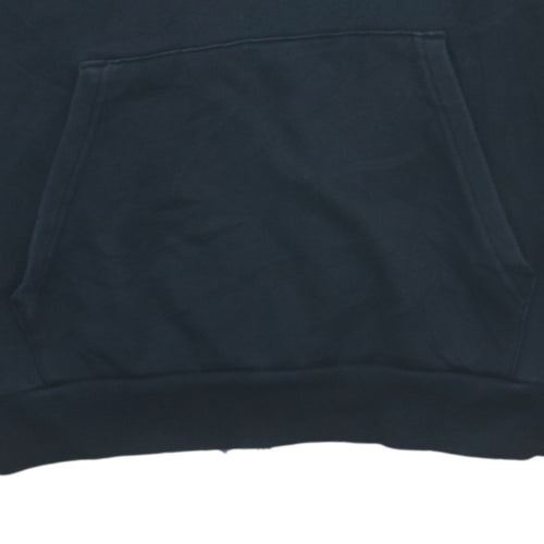 Puma Men’s Black Pullover Hoodie Medium Fleece Logo Sportswear