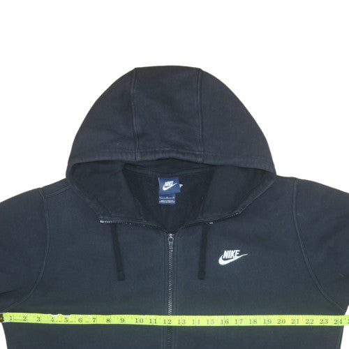 Nike Men's Black Full Zip Hoodie L Regular Fleece Sweatshirt