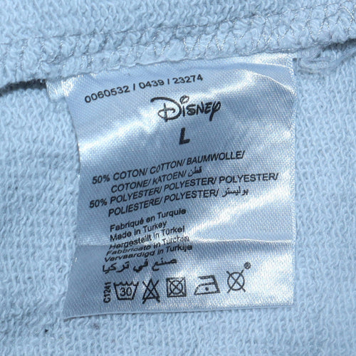 Disney Women Grey Chip and Dale Pullover Hoodie Size L