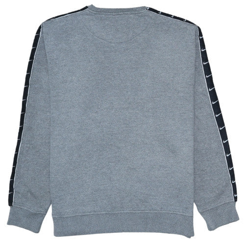 Nike Men's Grey Pullover Sweatshirt M Crew Neck Classic Fit