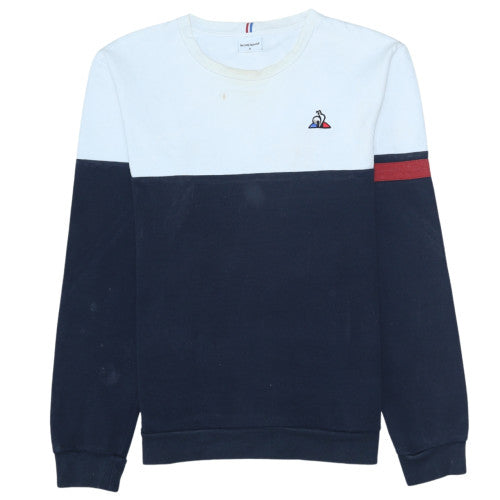 Le Coq Sportif Men's Blue Crew Neck Sweatshirt Size M Regular Fit