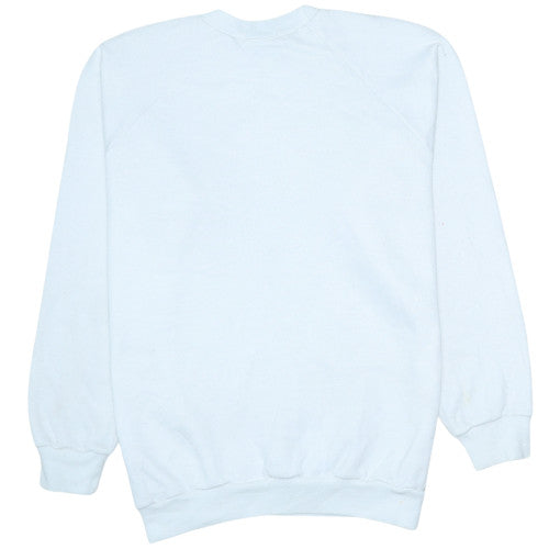 Connolly Men's White Oliver! Graphic Pullover Sweatshirt L Vintage