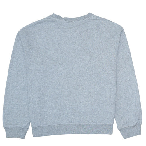 Levi's Women Grey Crew Neck Pullover Sweatshirt M Cotton Blend