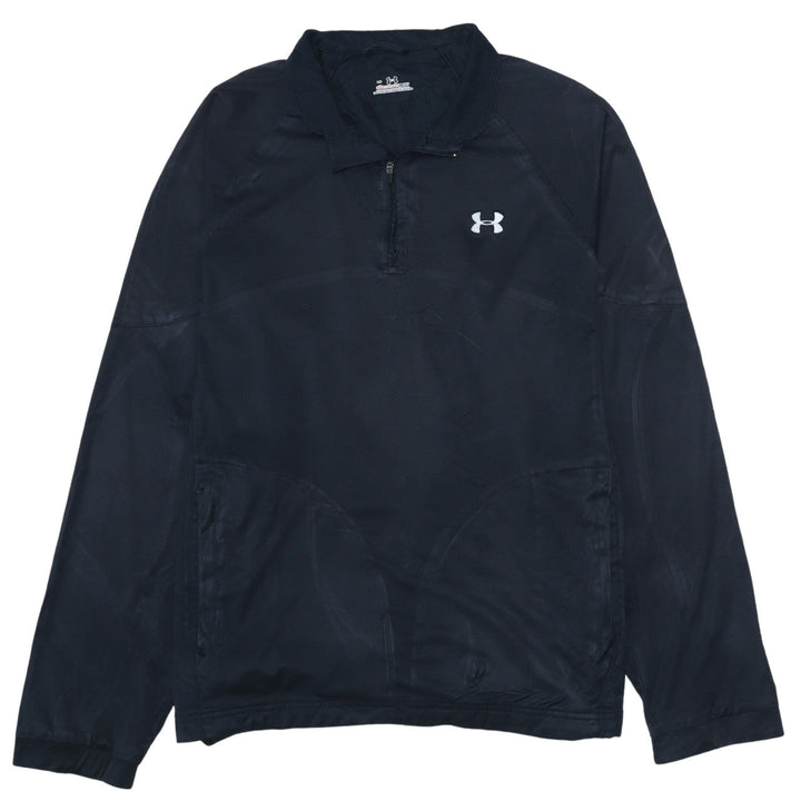 Under Armour Men's Black L 1/4 Zip Athletic Sweatshirt