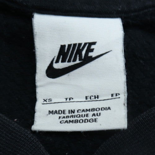 Nike Men's Black XS Crew Neck Pullover Fleece Sweatshirt