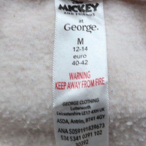 George Women Minnie Mouse Pink Sweatshirt Size M 12-14