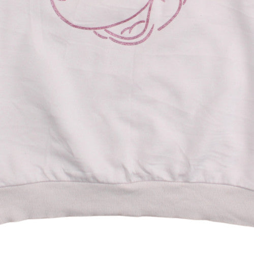 George Women Minnie Mouse Pink Sweatshirt Size M 12-14