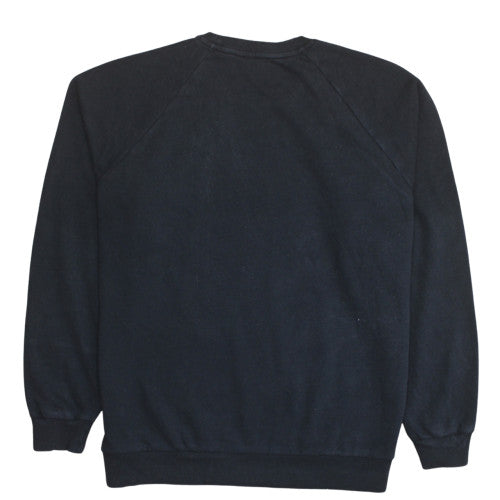 Under Armour Mens Black Large Crew Neck Sweatshirt Fleece Pullover