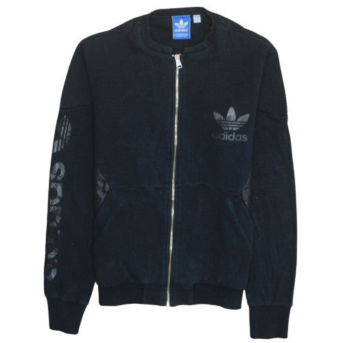 Adidas Men's Black Full Zip Varsity Track Jacket Size M