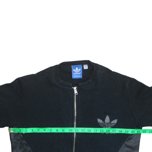Adidas Men's Black Full Zip Varsity Track Jacket Size M