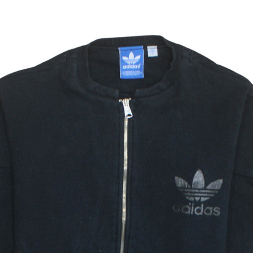 Adidas Men's Black Full Zip Varsity Track Jacket Size M