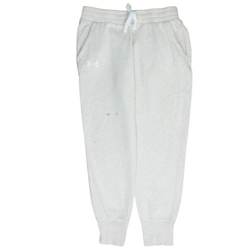 Under Armour Womens Beige M Jogger Sweatpants Elastic Waist Activewear