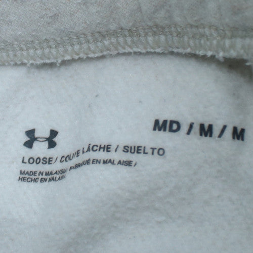 Under Armour Womens Beige M Jogger Sweatpants Elastic Waist Activewear