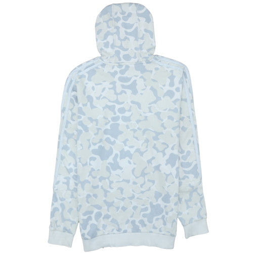 Adidas Boys Grey Camouflage Pullover Hoodie - Size 16 Years