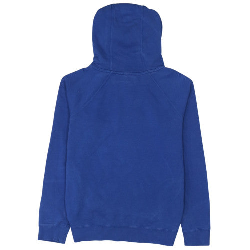 Nike Men's Blue XS Pullover Hoodie with Red Logo
