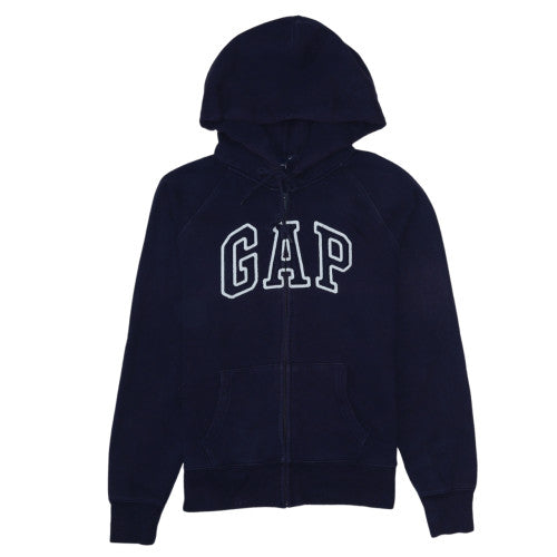 GAP Men's Navy Blue Full Zip Hoodie M Classic Cotton Blend