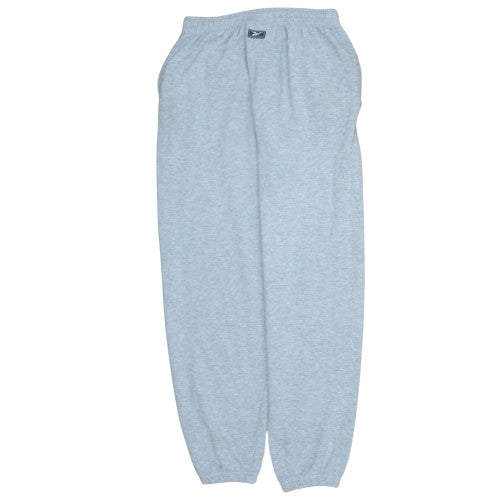 Reebok Mens Grey Sweatpants M Regular Fit Fleece Activewear Trousers