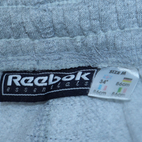 Reebok Mens Grey Sweatpants M Regular Fit Fleece Activewear Trousers