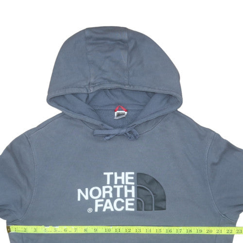 The North Face Men's Blue Pullover Hoodie M Logo Outdoor Cotton