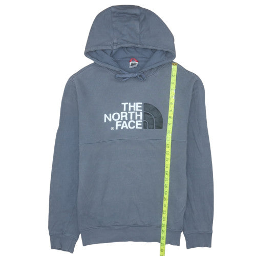 The North Face Men's Blue Pullover Hoodie M Logo Outdoor Cotton