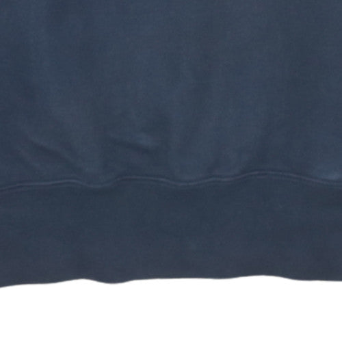 Champion Men's Blue Embroidered Logo Pullover Sweatshirt Small