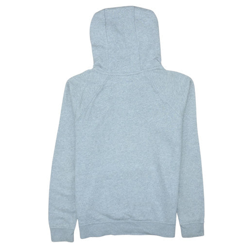 Nike Men’s Grey Pullover Hoodie S Fleece Logo Hooded Sweatshirt