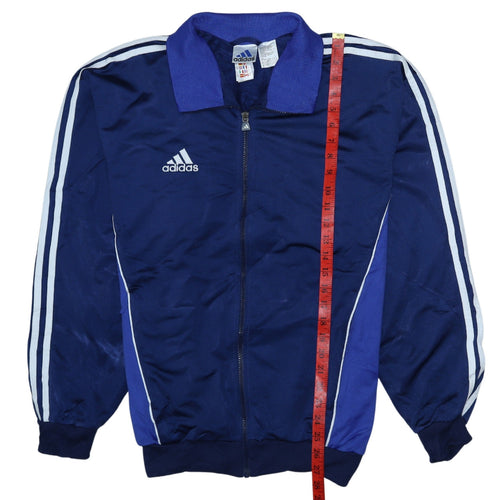 Adidas Men's Blue Track Jacket Size M Vintage 1999 Full Zip