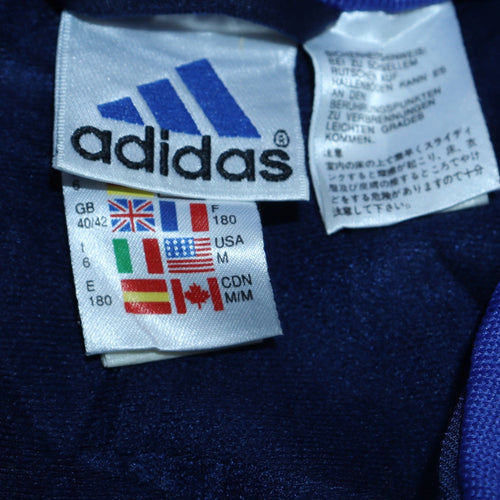 Adidas Men's Blue Track Jacket Size M Vintage 1999 Full Zip