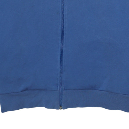 Puma Men's Blue XL Track Jacket Retro Full Zip Cotton Blend
