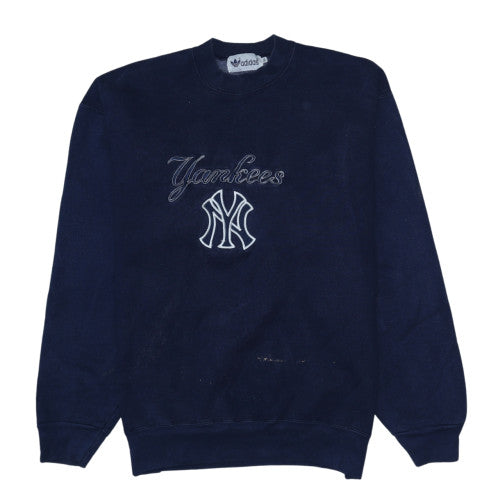 Adidas Men’s Blue Yankees Embroidered Pullover Sweatshirt XL Vintage