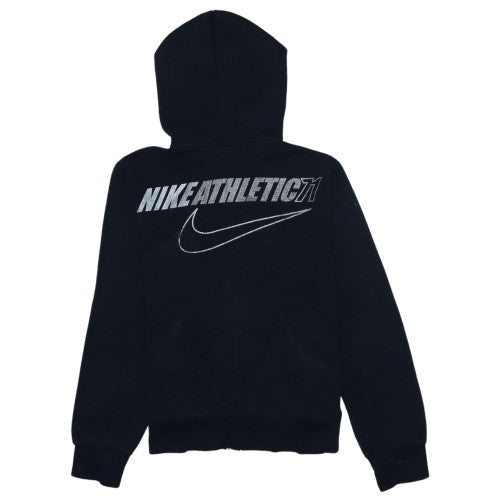 Nike Boys Black Full Zip Fleece Hoodie 13-14 Years Football Athletic
