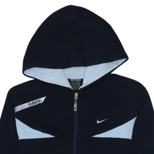 Nike Boys Black Full Zip Fleece Hoodie 13-14 Years Football Athletic