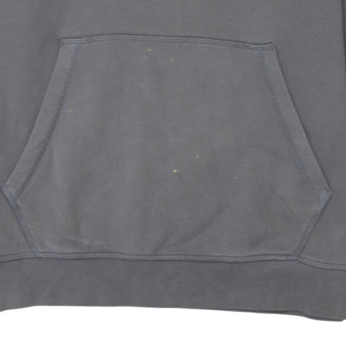 BOSS Men's Grey Pullover Hoodie L Regular Fit Cotton