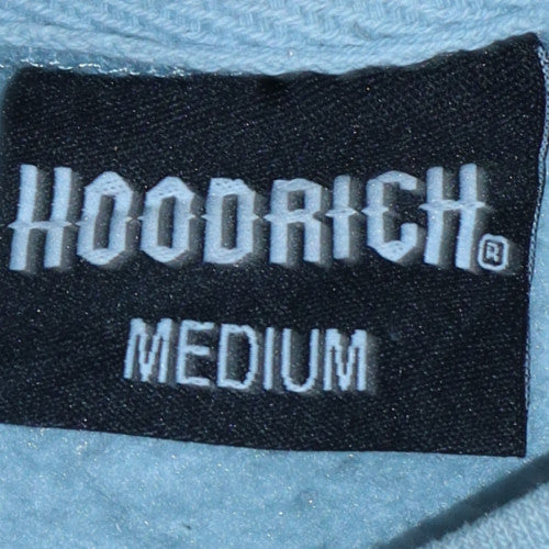 Hoodrich Men's Blue Colour Block Pullover Sweatshirt Medium