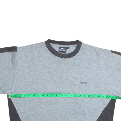 Slazenger Womens Grey Crew Neck Pullover Sweatshirt Size L