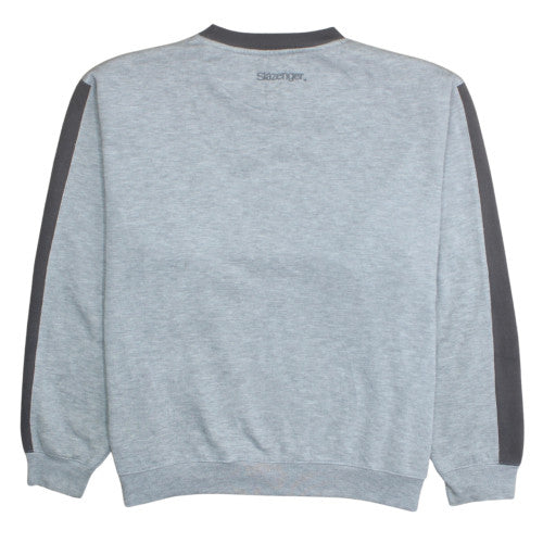 Slazenger Womens Grey Crew Neck Pullover Sweatshirt Size L