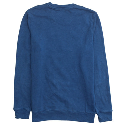 Under Armour Mens Blue Small Pullover Graphic Logo Sweatshirt