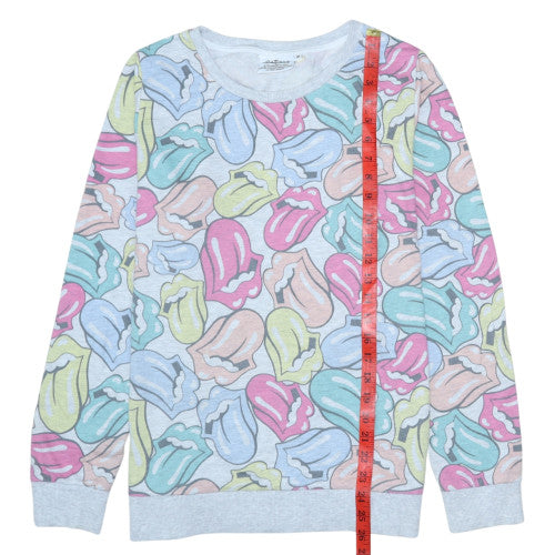 The Rolling Stones Women Multicoloured Size 18 Pullover Sweatshirt