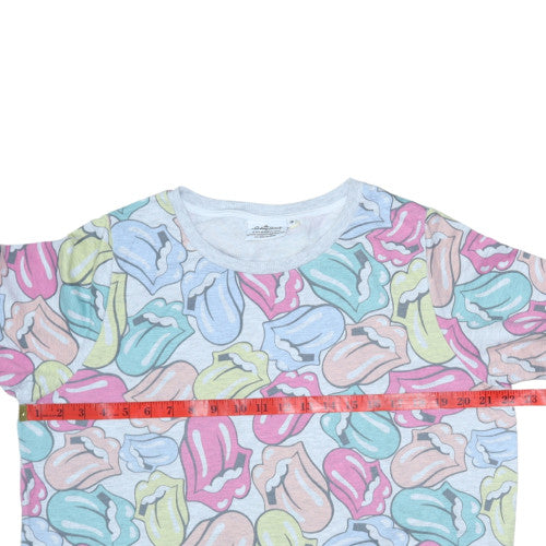 The Rolling Stones Women Multicoloured Size 18 Pullover Sweatshirt